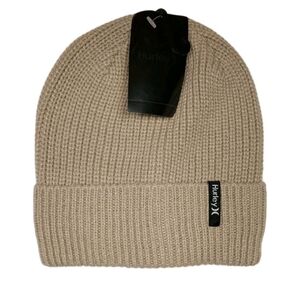 Hurley - Beige Knit Beanie